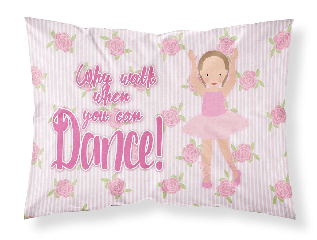 Ballet Brown Short Hair Standard Pillowcase Lightweight Super Soft Easy Care Decorative Artwork Pillowcase, Standard
