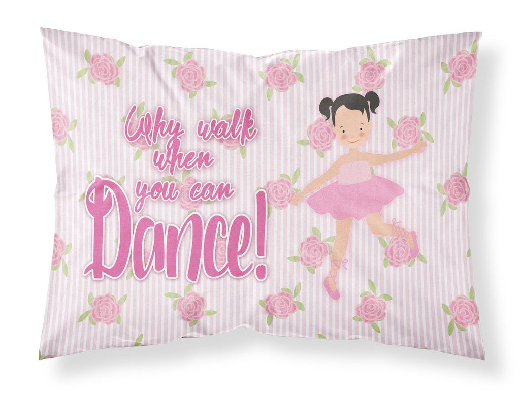 Ballet Pigtails Standard Pillowcase Lightweight Super Soft Easy Care Decorative Artwork Pillowcase, Standard