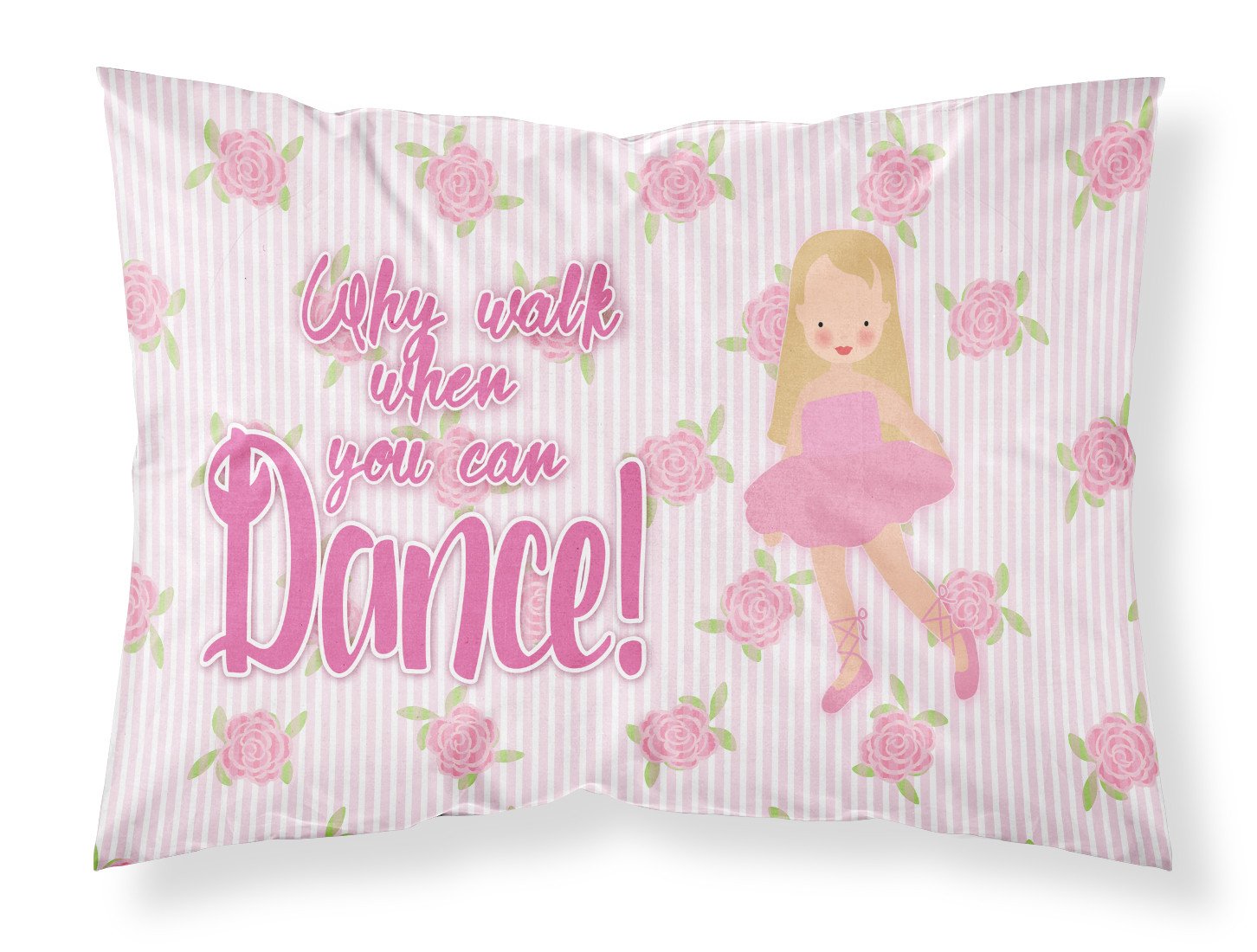 Ballet Long Blonde Hair Standard Pillowcase Lightweight Super Soft Easy Care Decorative Artwork Pillowcase, Standard