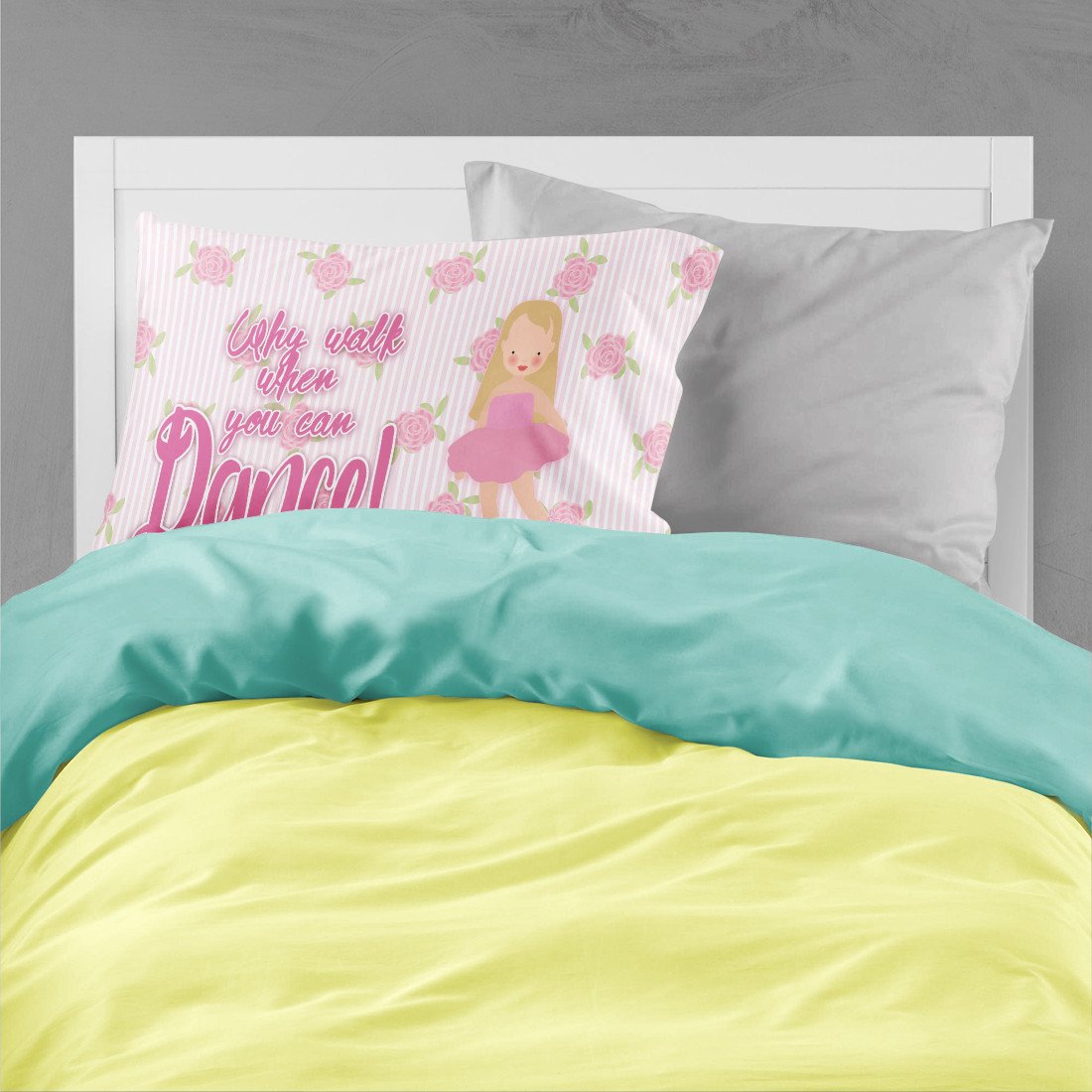 Ballet Long Blonde Hair Standard Pillowcase Lightweight Super Soft Easy Care Decorative Artwork Pillowcase, Standard