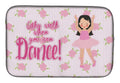 Ballet Long Dark Hair Dish Drying Mat Absorbent Dish Drying Mat Pad for Kitchen Counter Dish Drainer Mat for Countertop, 14 x 21", Multicolor