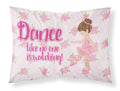 Ballet Dance Brunette Standard Pillowcase Lightweight Super Soft Easy Care Decorative Artwork Pillowcase, Standard