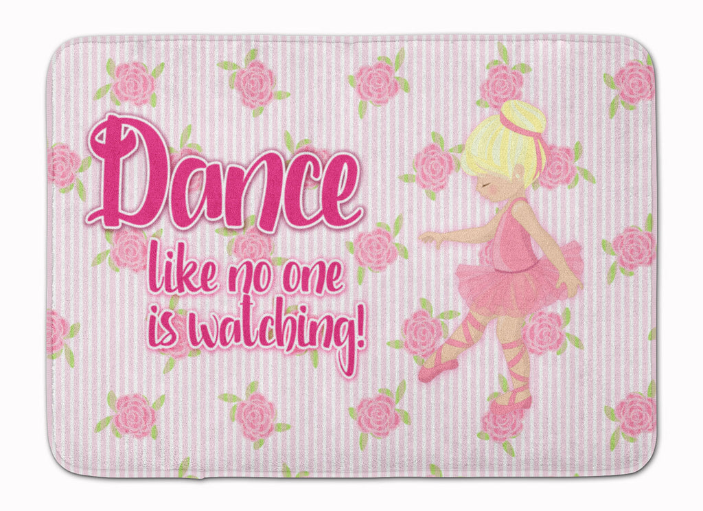 Ballet Dance Blonde Memory Foam Kitchen Mat Machine Washable Anti-Fatigue Cushion Comfort Bath or Kitchen Rug