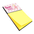 Ballet Dance Blonde Watercolor Sticky Note Holder Refillable Dispenser Desk Accessory 3x3 Pad Gift