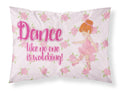 Ballet Dance Red Hair Standard Pillowcase Lightweight Super Soft Easy Care Decorative Artwork Pillowcase, Standard