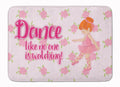 Ballet Dance Red Hair Memory Foam Kitchen Mat Machine Washable Anti-Fatigue Cushion Comfort Bath or Kitchen Rug