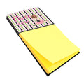 Ballet Dance is my Life Brunette Watercolor Sticky Note Holder Refillable Dispenser Desk Accessory 3x3 Pad Gift