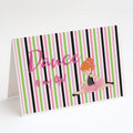 Ballet Dance is my Life Red Greeting Cards Pack of 8 Blank Cards with Envelopes Whimsical A7 Size 5x7
