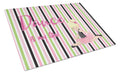 Ballet Dance is my Life Blonde Cutting Board Tempered Glass Kitchen Cutting Surface, Heat Resistant Chopping, Non-Slip Feet, Food Prep & Serving