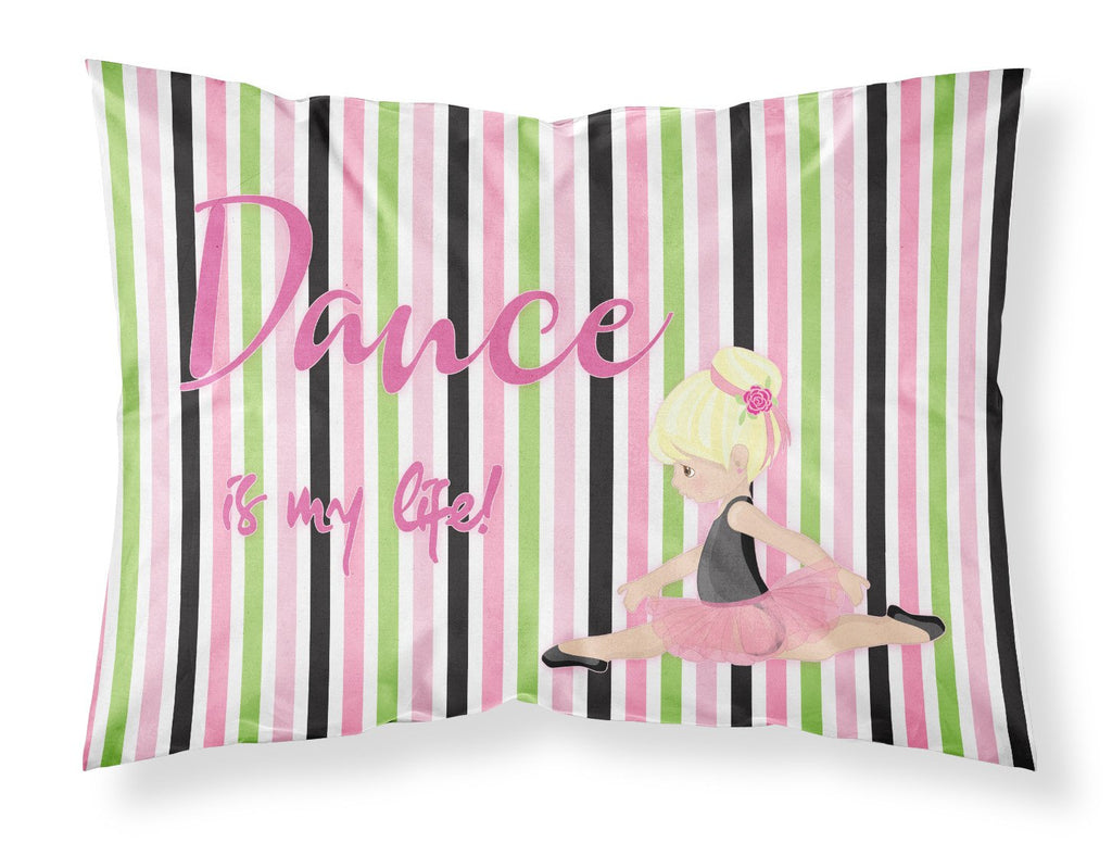 Ballet Dance is my Life Blonde Standard Pillowcase Lightweight Super Soft Easy Care Decorative Artwork Pillowcase, Standard