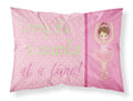 Ballet in 8 Counts Brunette Standard Pillowcase Lightweight Super Soft Easy Care Decorative Artwork Pillowcase, Standard