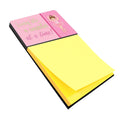 Ballet in 8 Counts Brunette Watercolor Sticky Note Holder Refillable Dispenser Desk Accessory 3x3 Pad Gift