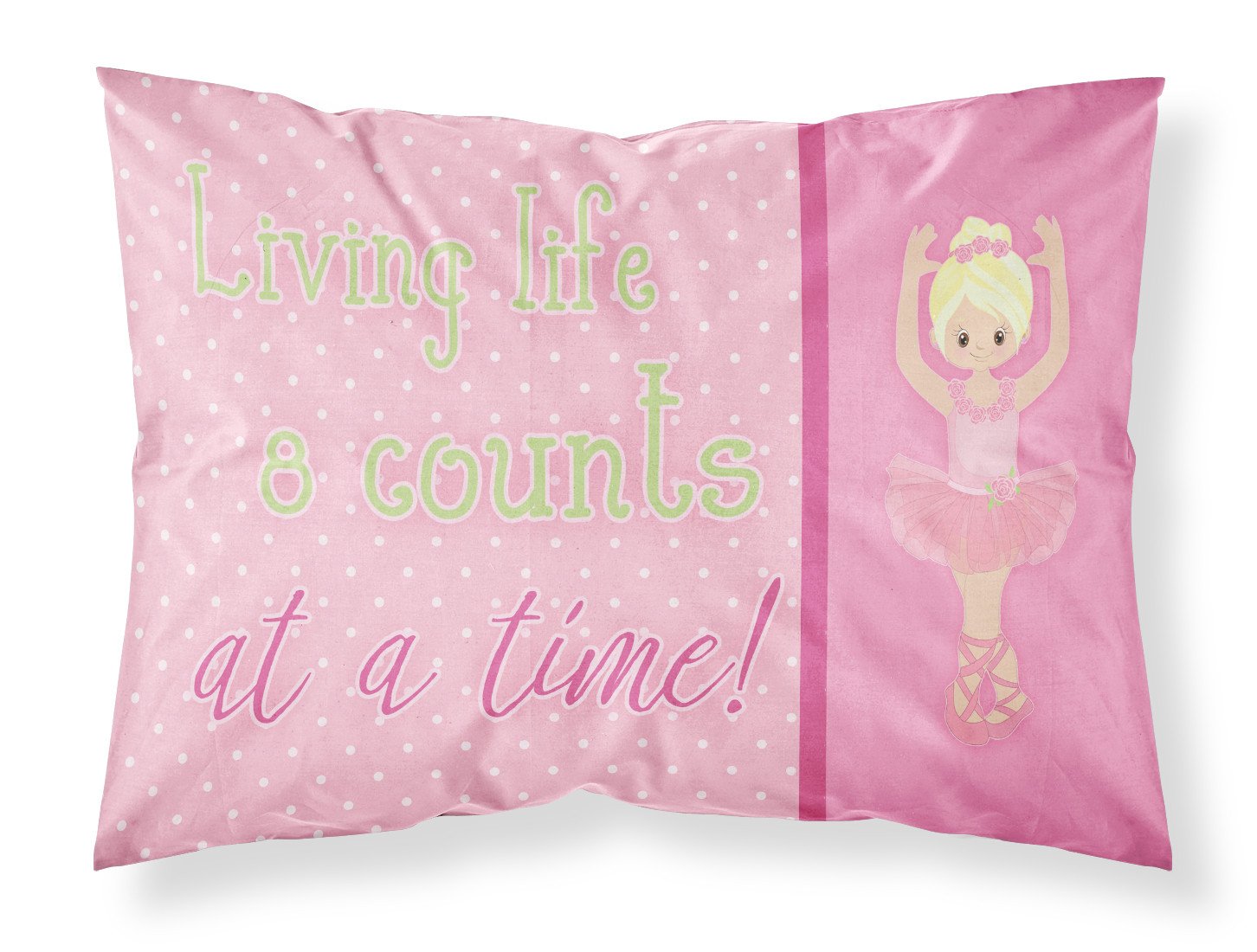 Ballet in 8 Counts Blonde Standard Pillowcase Lightweight Super Soft Easy Care Decorative Artwork Pillowcase, Standard