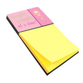 Ballet in 8 Counts Blonde Watercolor Sticky Note Holder Refillable Dispenser Desk Accessory 3x3 Pad Gift