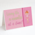 Ballet in 8 Counts Red Hair Greeting Cards Pack of 8 Blank Cards with Envelopes Whimsical A7 Size 5x7