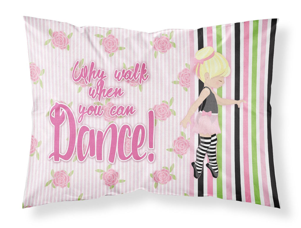 Ballet Dance Stripes Blonde Standard Pillowcase Lightweight Super Soft Easy Care Decorative Artwork Pillowcase, Standard