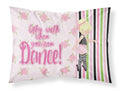 Ballet Dance Stripes Blonde Standard Pillowcase Lightweight Super Soft Easy Care Decorative Artwork Pillowcase, Standard