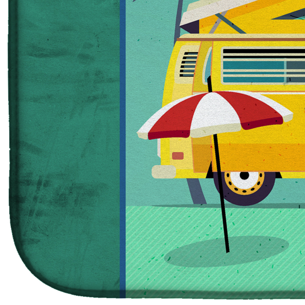 Greatest Adventure Camper Van Dish Drying Mat Absorbent Dish Drying Mat Pad for Kitchen Counter Dish Drainer Mat for Countertop, 14 x 21", Multicolor