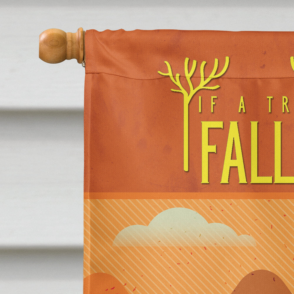 Be in the Woods New Camper House Flag 28x40 Porch Sleeve Pole Decorative Outside Yard Banner Artwork Wall Hanging, Polyester