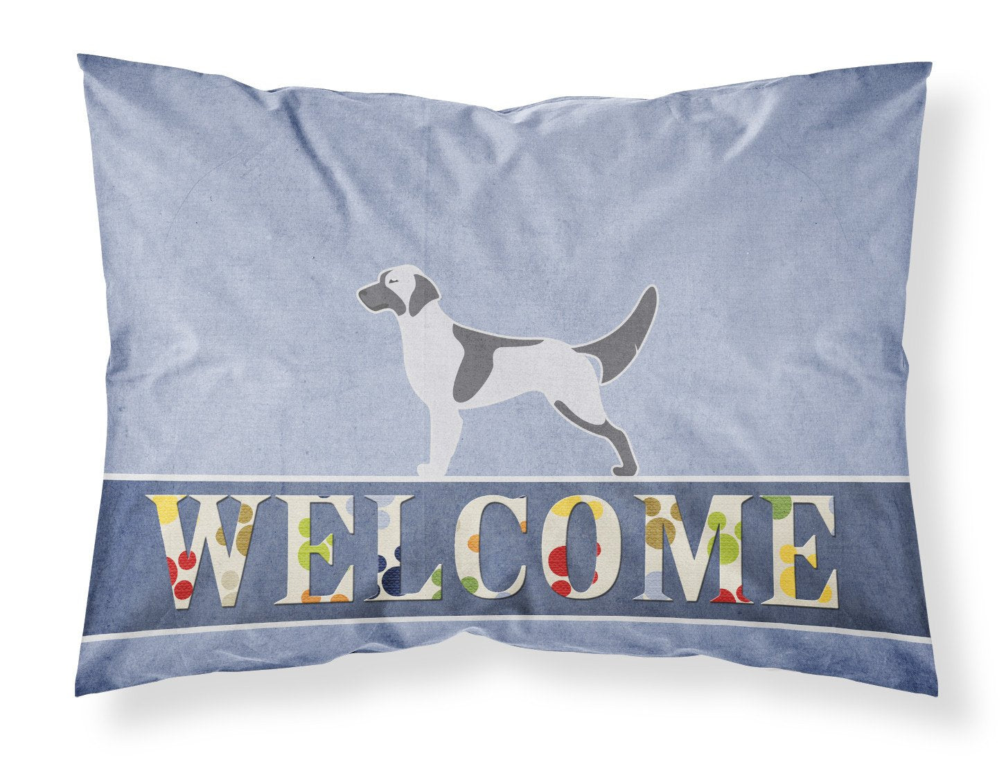 English Setter Welcome Standard Pillowcase Lightweight Super Soft Easy Care Decorative Artwork Pillowcase, Standard