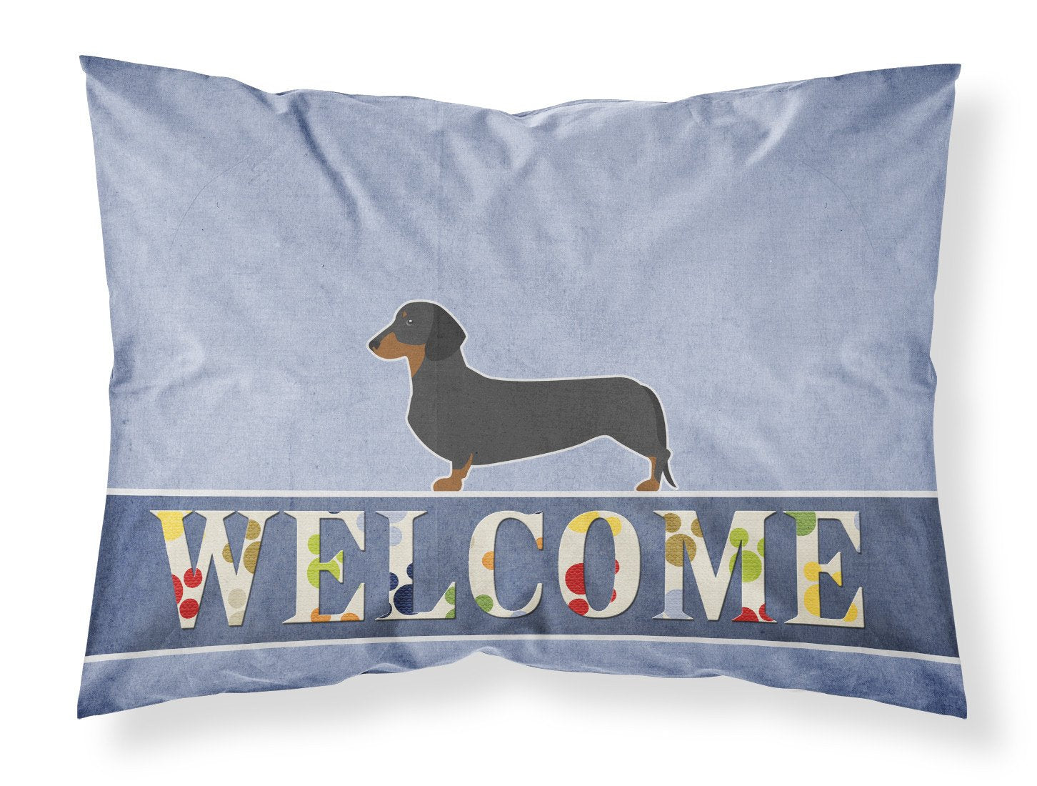 Dachshund Welcome Standard Pillowcase Lightweight Super Soft Easy Care Decorative Artwork Pillowcase, Standard