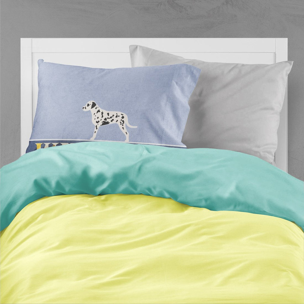 Dalmatian Welcome Standard Pillowcase Lightweight Super Soft Easy Care Decorative Artwork Pillowcase, Standard
