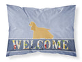 Cocker Spaniel Welcome Standard Pillowcase Lightweight Super Soft Easy Care Decorative Artwork Pillowcase, Standard