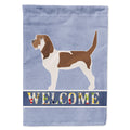 Grand Basset Griffon Vendeen Welcome House Flag 28x40 Porch Sleeve Pole Decorative Outside Yard Banner Artwork Wall Hanging, Polyester
