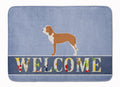 Spanish Hound Welcome Memory Foam Kitchen Mat Machine Washable Anti-Fatigue Cushion Comfort Bath or Kitchen Rug