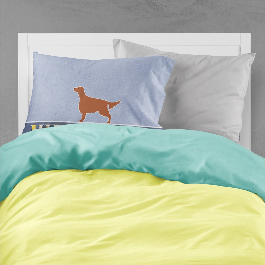 Irish Setter Welcome Standard Pillowcase Lightweight Super Soft Easy Care Decorative Artwork Pillowcase, Standard
