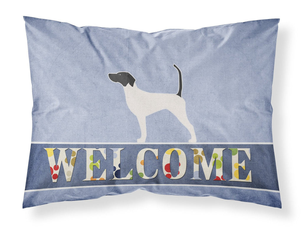 English Pointer Welcome Standard Pillowcase Lightweight Super Soft Easy Care Decorative Artwork Pillowcase, Standard