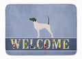 English Pointer Welcome Memory Foam Kitchen Mat Machine Washable Anti-Fatigue Cushion Comfort Bath or Kitchen Rug
