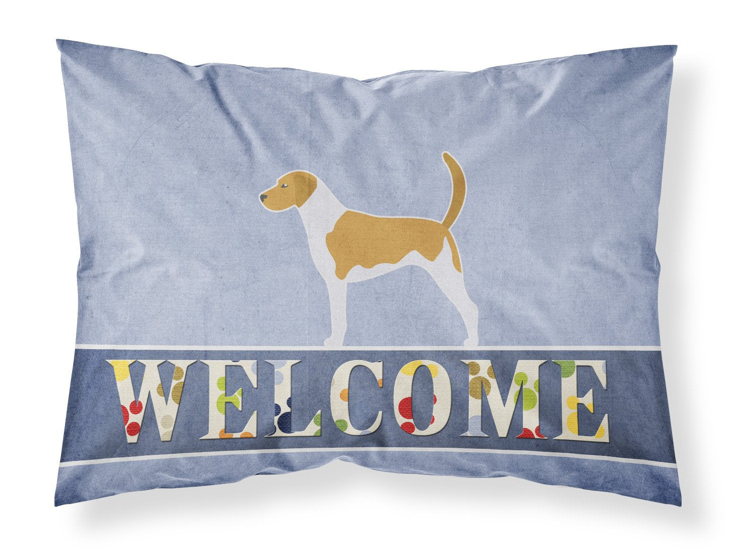 American Foxhound Welcome Standard Pillowcase Lightweight Super Soft Easy Care Decorative Artwork Pillowcase, Standard