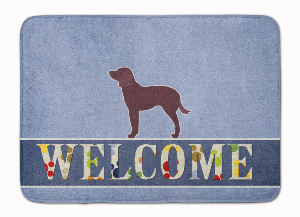 American Water Spaniel Welcome Memory Foam Kitchen Mat Machine Washable Anti-Fatigue Cushion Comfort Bath or Kitchen Rug