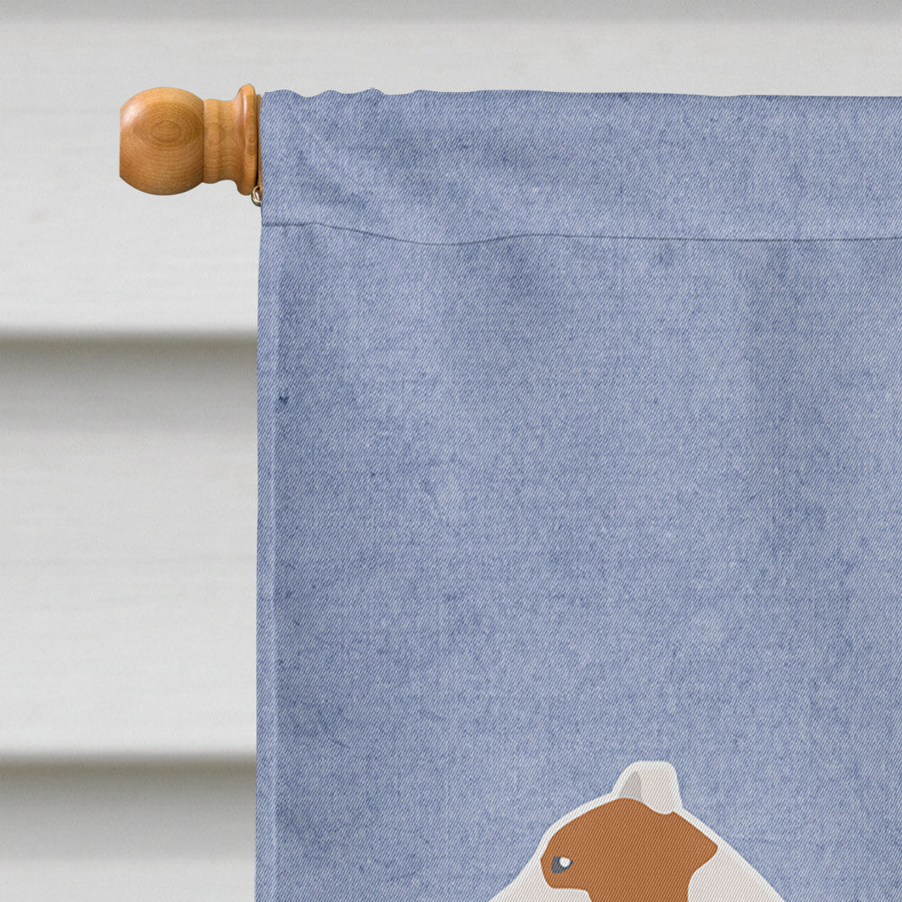 Greyhound Welcome House Flag 28x40 Porch Sleeve Pole Decorative Outside Yard Banner Artwork Wall Hanging, Polyester