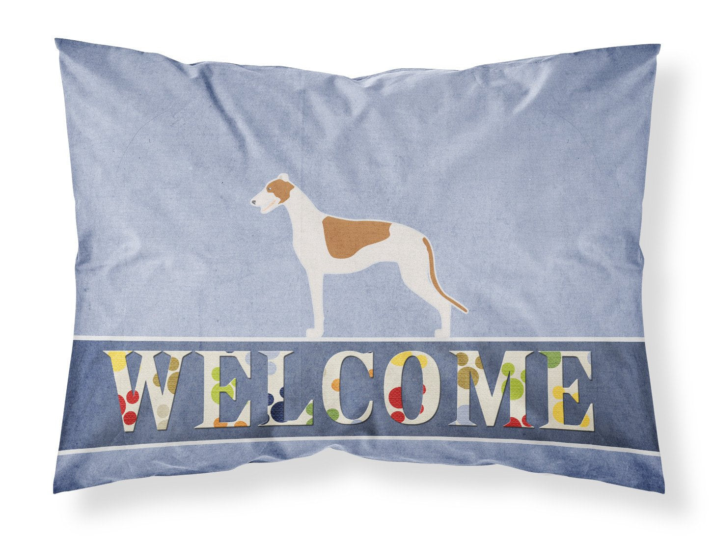 Greyhound Welcome Standard Pillowcase Lightweight Super Soft Easy Care Decorative Artwork Pillowcase, Standard