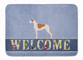 Greyhound Welcome Memory Foam Kitchen Mat Machine Washable Anti-Fatigue Cushion Comfort Bath or Kitchen Rug