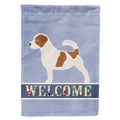 Jack Russell Terrier Welcome House Flag 28x40 Porch Sleeve Pole Decorative Outside Yard Banner Artwork Wall Hanging, Polyester