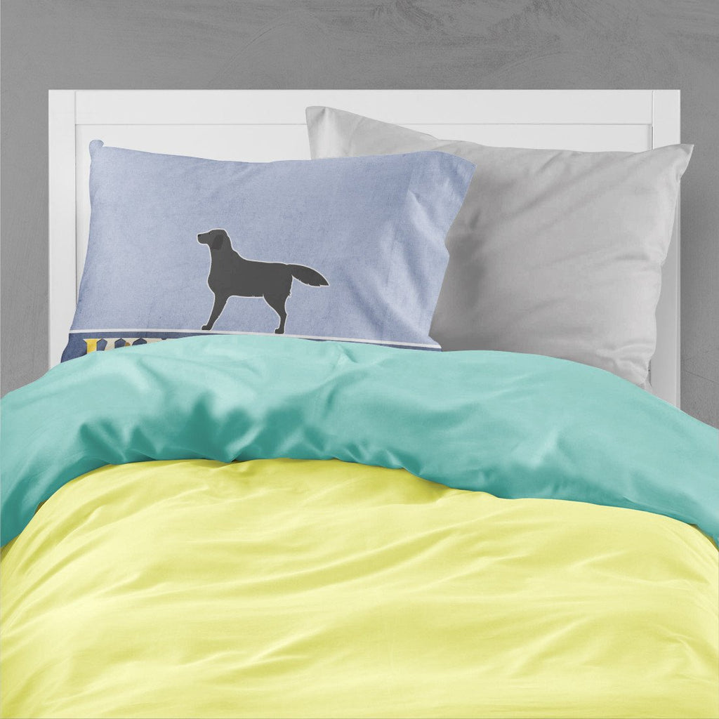 Black Labrador Retriever Welcome Standard Pillowcase Lightweight Super Soft Easy Care Decorative Artwork Pillowcase, Standard