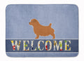 Norfolk Terrier Welcome Memory Foam Kitchen Mat Machine Washable Anti-Fatigue Cushion Comfort Bath or Kitchen Rug