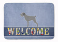 German Wirehaired Pointer Welcome Memory Foam Kitchen Mat Machine Washable Anti-Fatigue Cushion Comfort Bath or Kitchen Rug