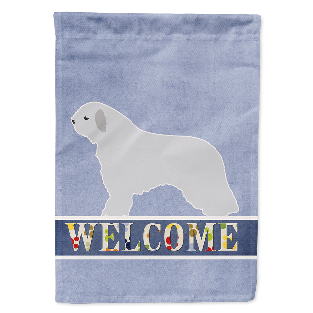 Spanish Water Dog Welcome House Flag 28x40 Porch Sleeve Pole Decorative Outside Yard Banner Artwork Wall Hanging, Polyester