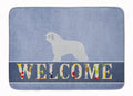 Spanish Water Dog Welcome Memory Foam Kitchen Mat Machine Washable Anti-Fatigue Cushion Comfort Bath or Kitchen Rug