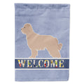 Pyrenean Shepherd Welcome House Flag 28x40 Porch Sleeve Pole Decorative Outside Yard Banner Artwork Wall Hanging, Polyester