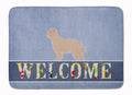 Pyrenean Shepherd Welcome Memory Foam Kitchen Mat Machine Washable Anti-Fatigue Cushion Comfort Bath or Kitchen Rug