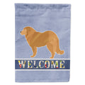 Caucasian Shepherd Dog Welcome House Flag 28x40 Porch Sleeve Pole Decorative Outside Yard Banner Artwork Wall Hanging, Polyester