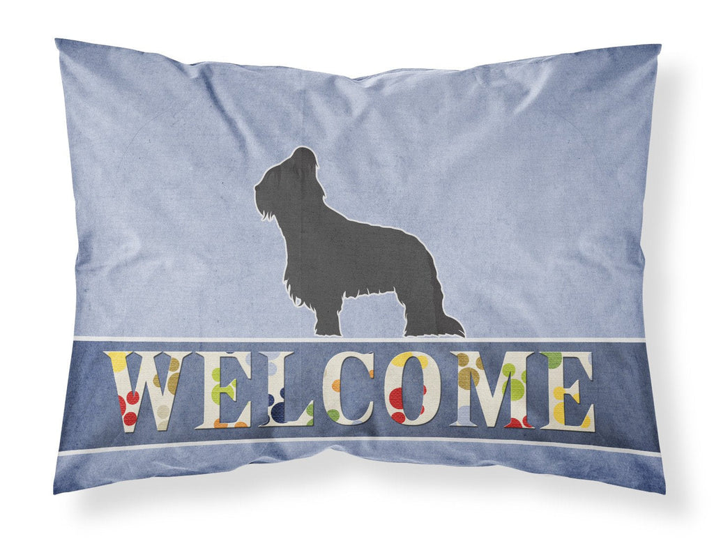 Briard Welcome Standard Pillowcase Lightweight Super Soft Easy Care Decorative Artwork Pillowcase, Standard