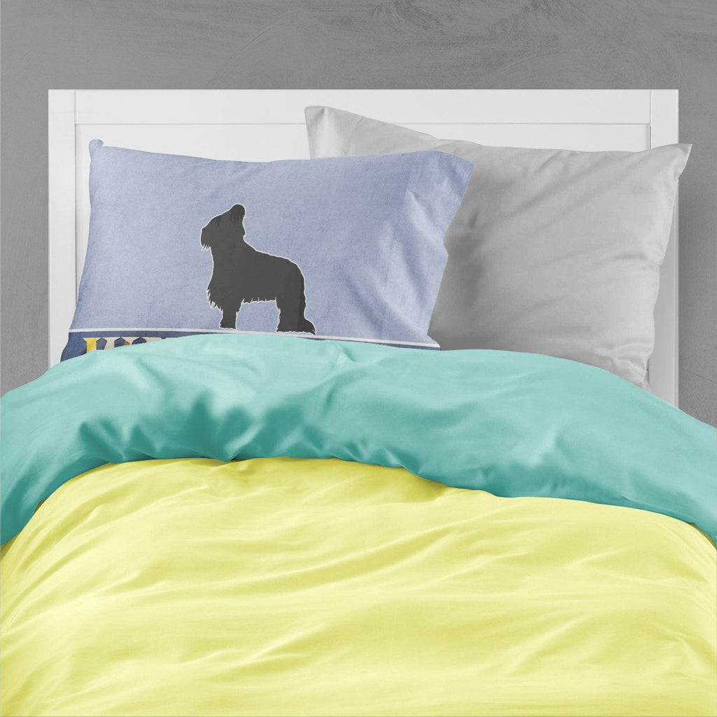 Briard Welcome Standard Pillowcase Lightweight Super Soft Easy Care Decorative Artwork Pillowcase, Standard