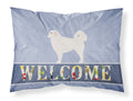 Polish Tatra Sheepdog Welcome Standard Pillowcase Lightweight Super Soft Easy Care Decorative Artwork Pillowcase, Standard