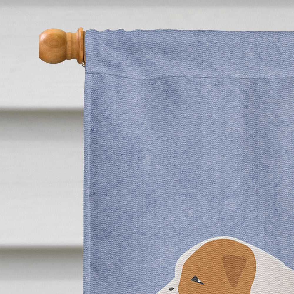Central Asian Shepherd Dog Welcome House Flag 28x40 Porch Sleeve Pole Decorative Outside Yard Banner Artwork Wall Hanging, Polyester